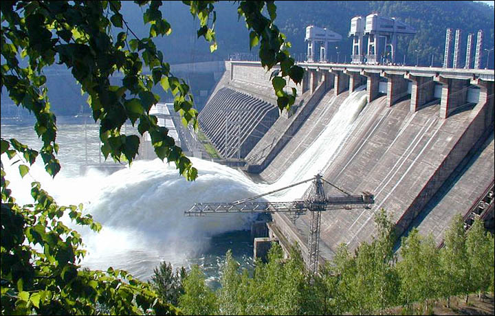 Krasnoyarsk Hydro Power Plant, eurosib