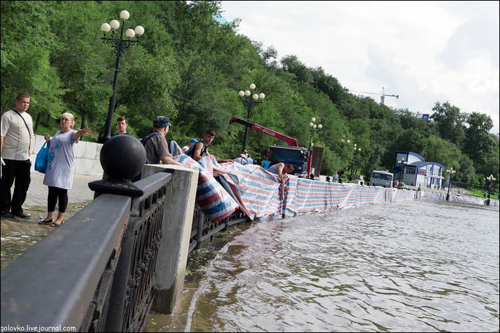 Flooding 2013 the Far East of Russia