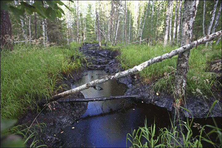Oil spills in Siberia