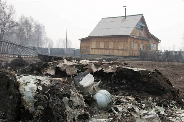 Wildfires in Trans-Baikal region