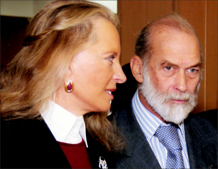 Princess Michael of Kent, left, Prince Michael of Kent