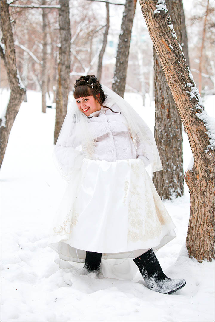 The secrets behind keeping Siberia’s brides happy - and warm - in the midst of our harsh winter have been revealed