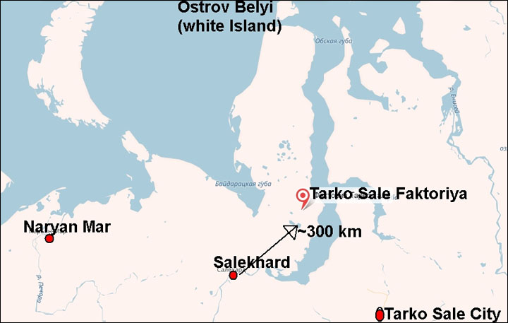 correct map anthrax Yamal peninsula