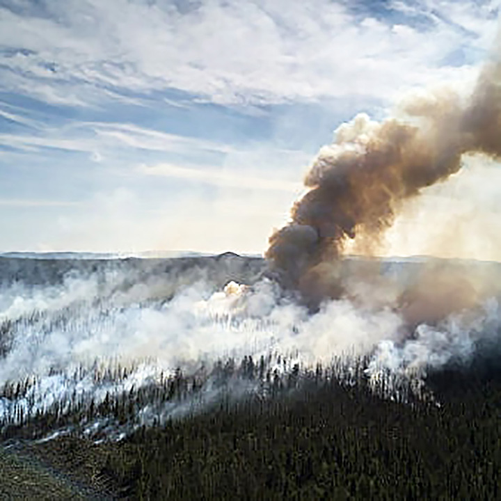 Desperate calls for help from Arctic village of Svatay caged by wildfires 