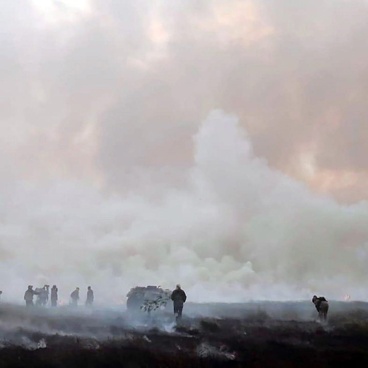 Desperate calls for help from Arctic village of Svatay caged by wildfires 