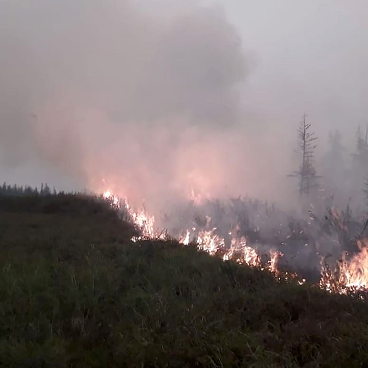 Desperate calls for help from Arctic village of Svatay caged by wildfires 