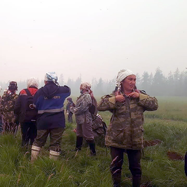 Desperate calls for help from Arctic village of Svatay caged by wildfires 