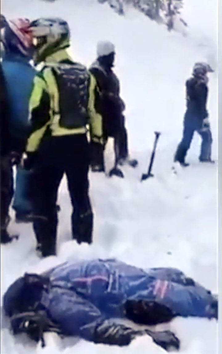‘I took my last breath then saw a flicker of light’ - moment avalanche victim realises he will survive