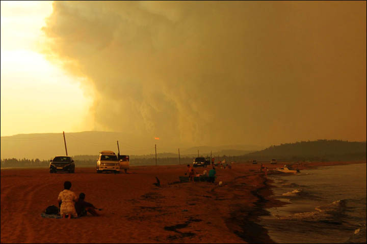 Baikal on fire - 'it feels like doomsday'