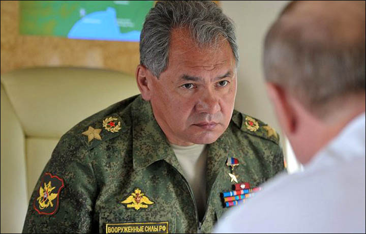 Russia's Defence Minister Sergei Shoigu