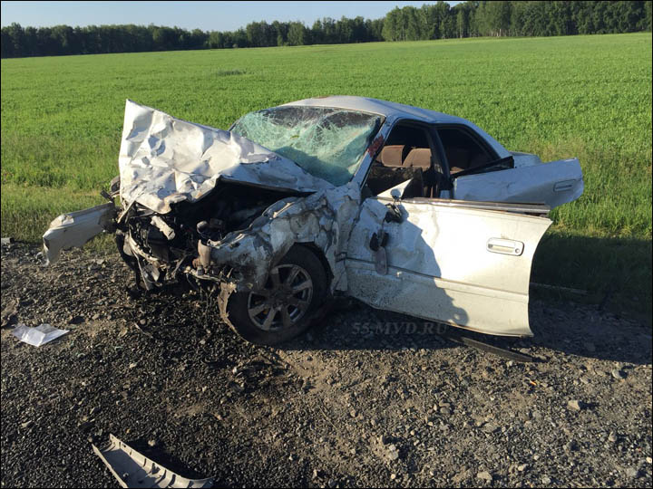 Car accident in Omsk region