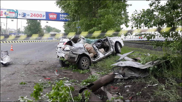 Car crash in Khabarovsk
