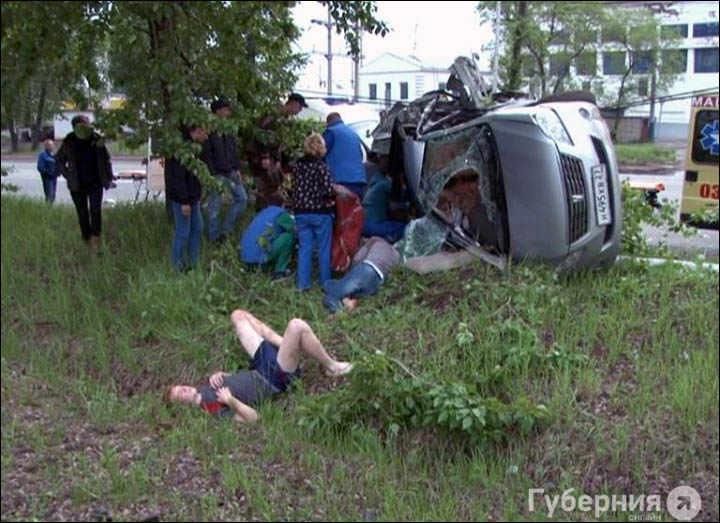 Car crash in Khabarovsk