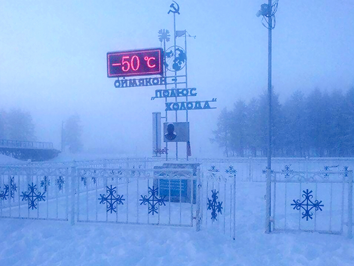 The world’s coldest school run as children in Yakutia gather to classes at -51C