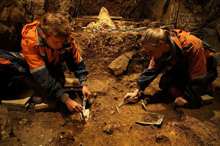 Sensational find of a 250,000 year old milky tooth found inside the Denisova Cave in Siberia 