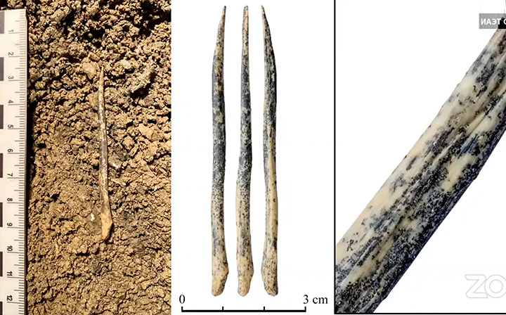 Treasure trove of Palaeolithic jewellery, made at least 45,000 years ago, found in  Denisova Cave  