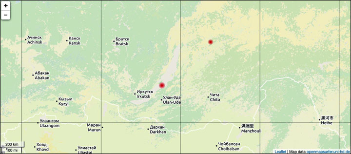 Baikal earthquake