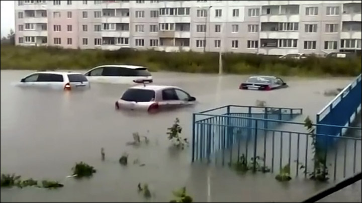 Flooding Ussuriysk