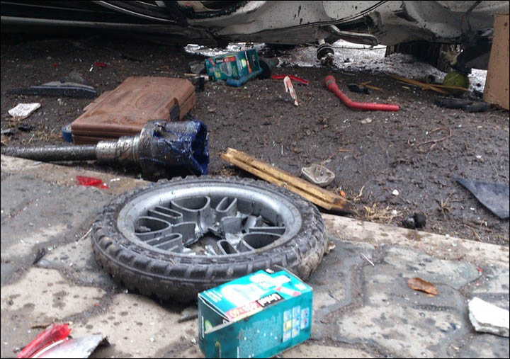Horrendous car crash Krasnoyarsk