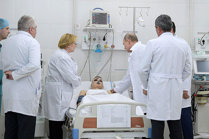 Putin in hospital