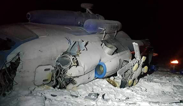 Miracle escape for five in Arctic as Mi-8 makes emergency landing 