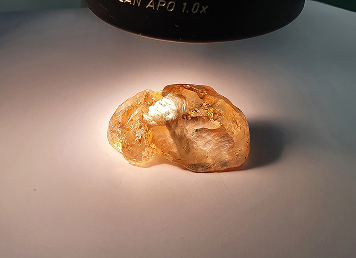 Russia unearths its largest ever colour 236-carat diamond 