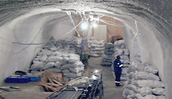 Inside the amazing permafrost ice tunnels built by exiled German genius in Cold War