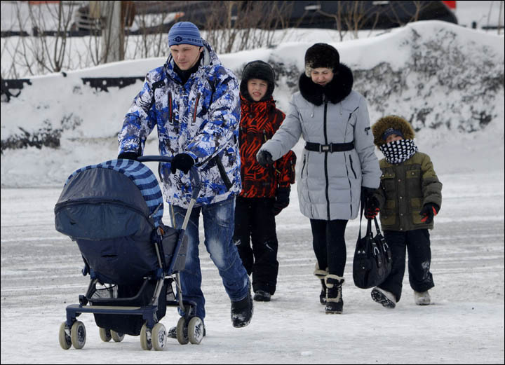 Big family in Norilsk