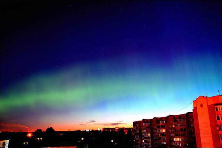 Northern Lights in Omsk