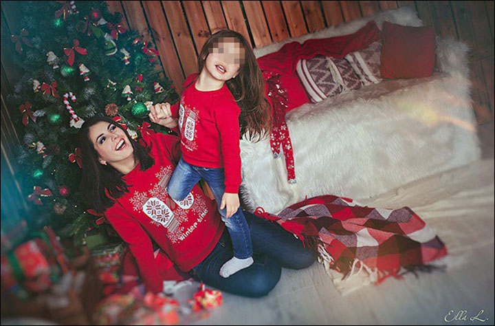 Oksana and her daughter