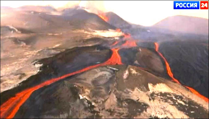 Kamchatka Plosky Tolbacjik volcano