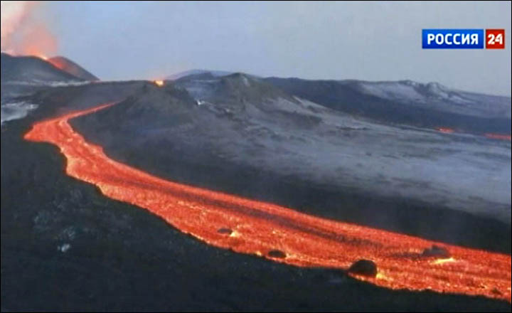 Kamchatka Plosky Tolbacjik volcano