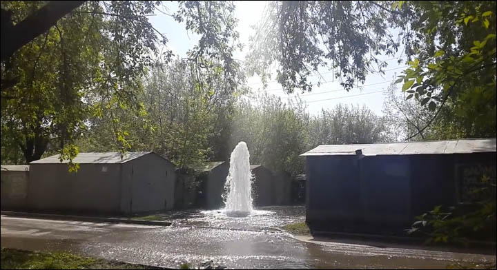 Fountain in Novosibirsk