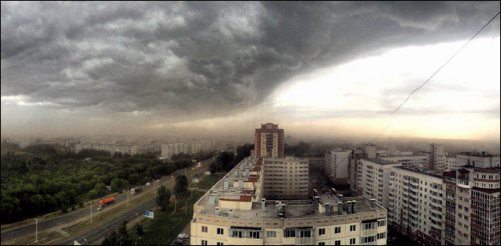 Storm in Omsk