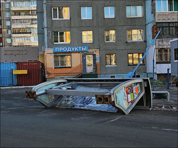 Storm in Vladivostok