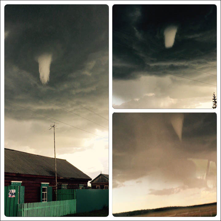 Strange cloud in Buryatia