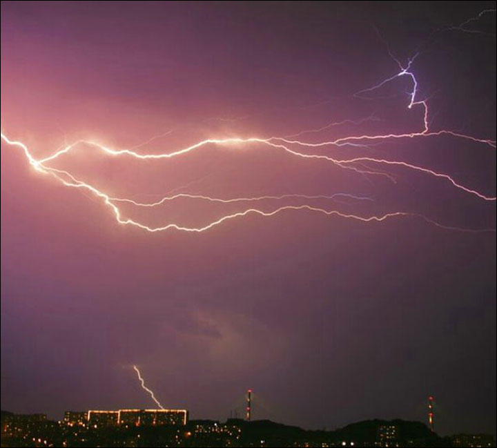 Thunderstorm in Vladivostok