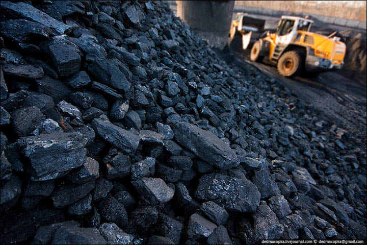 Coal production in Kemerovo region