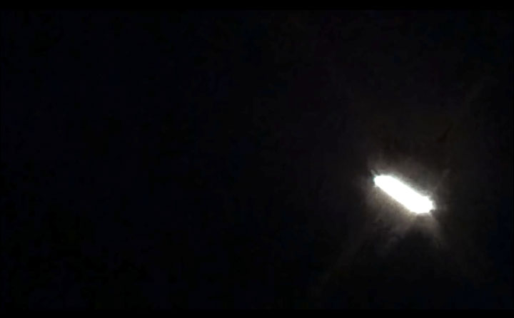 UFO in Omsk region - moving
