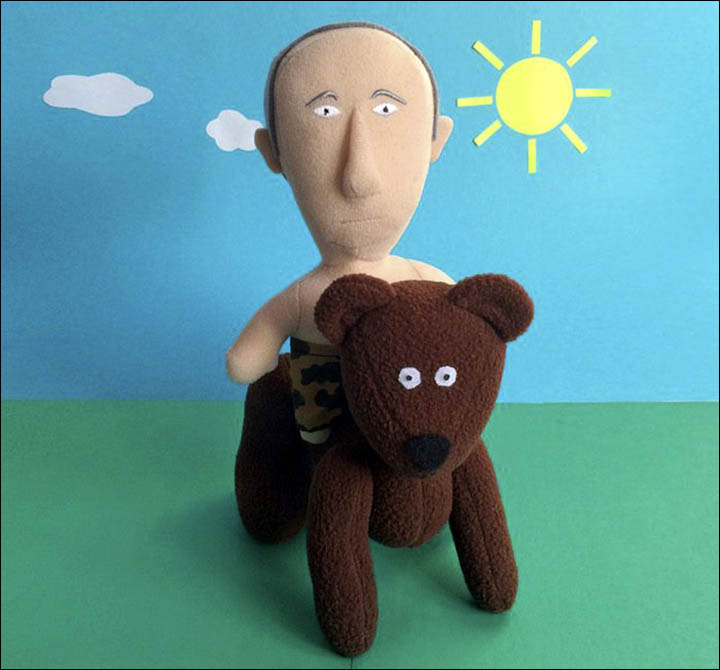 Vladimir Putin turned into soft toy by Far East company