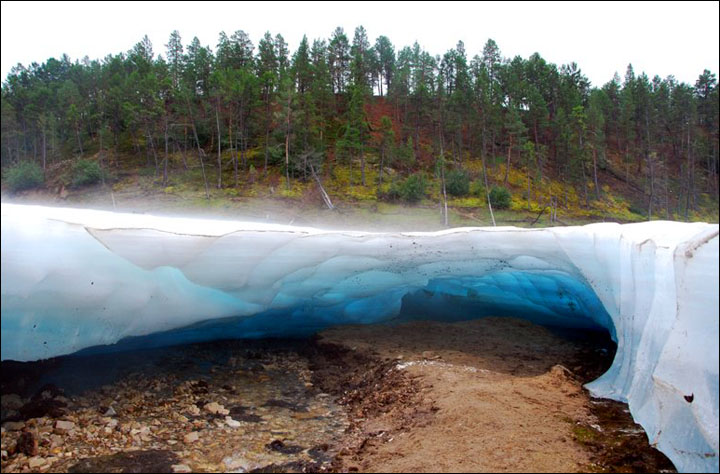 Climate change shock: 70 per cent reduction in glaciers in Russia's coldest region