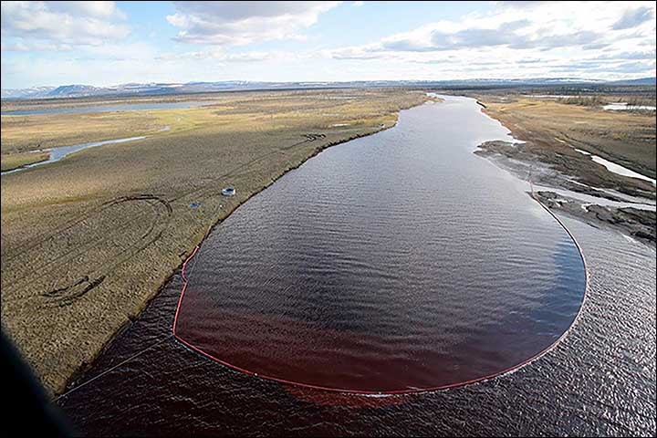 State of emergency in Norilsk after 20,000 tons of diesel leaks into Arctic river system
