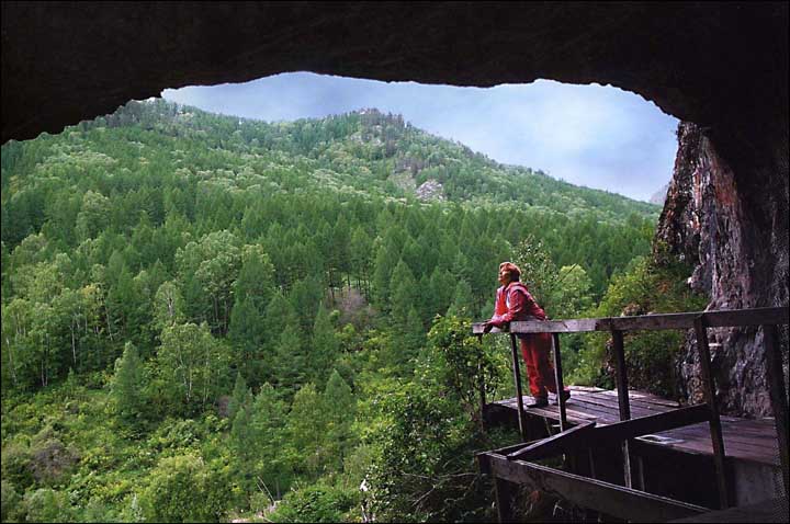 Denisova cave Altai