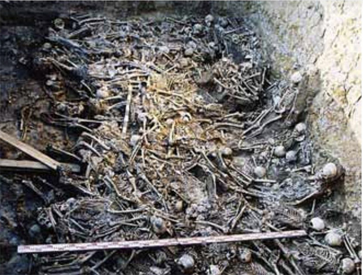 200 mummified bodies in burial mound at Belaya Gora