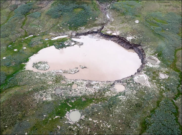 Solved? How scineitsts say mystery craters were formed in northern Siberia