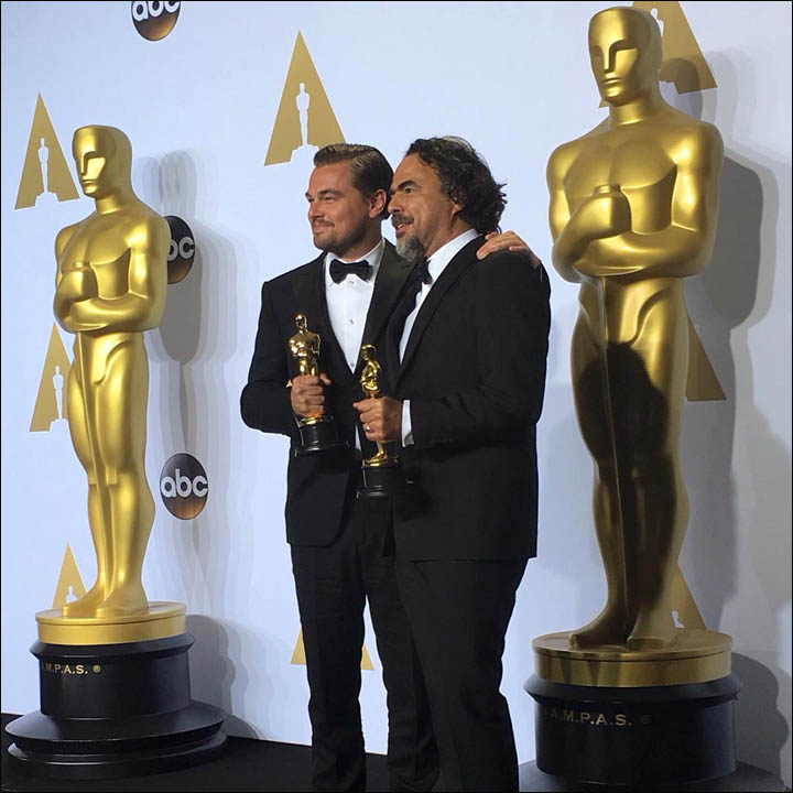 Leo with Oscar
