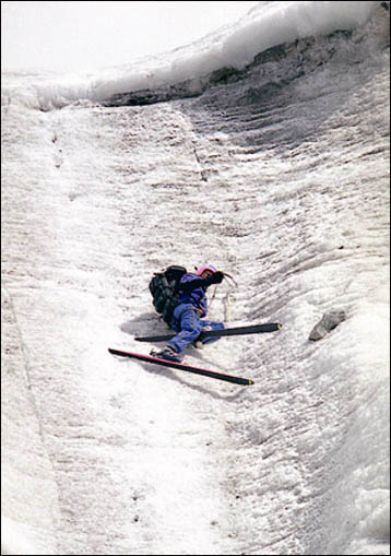 Dmitry on the slope