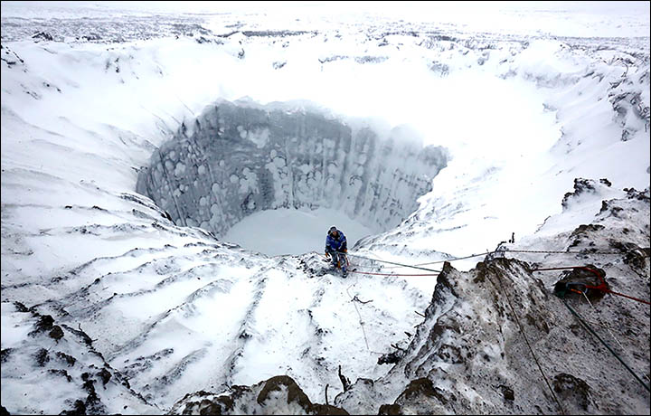 siberia blowhole lake crate science scientists expedition tbb russia