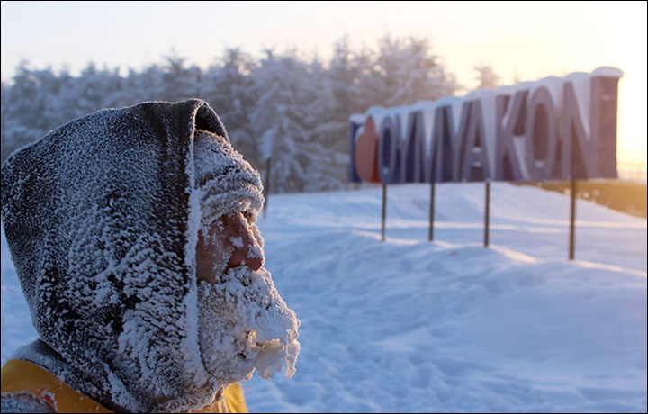 Coldest race in the world at -52C in Yakutia