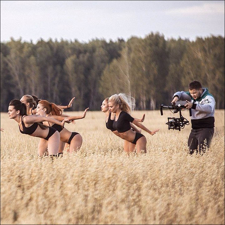 Shooting the video